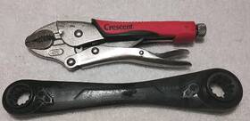 Crescent X6db02 2pc 4 Way Spline Reversible Ratcheting Wrench And C7c Locking