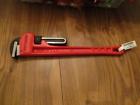 09my51653 D Gt Craftsman New Inch Pipe Wrench Heavy Duty Red Solid Usa