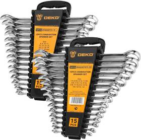 Dekopro Dka02st01 Combination Wrench Set Sae&metric 30-piece 1/4ftft To 1ftft And 8-22mm