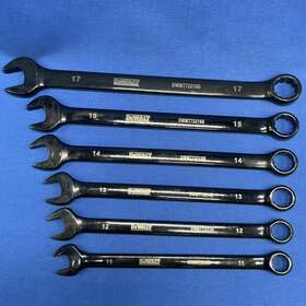 Dwmt72218b Dewalt Black Chrome Combination Direct Torque Wrench Set 6 Piece Metric 11-17mm