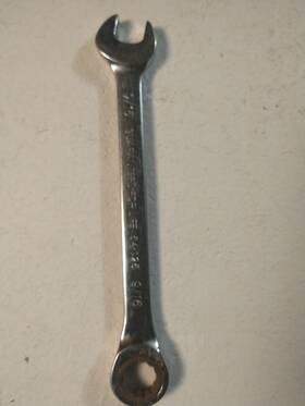 Duralast 54-125 9/16 Polished Chrome 12 Point Ratcheting Wrench - Lifetime Guaranty