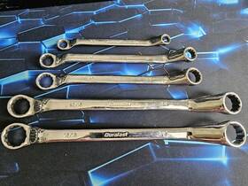 64-305 Duralast Sae Double Box-end Wrench Set 6 Piece #