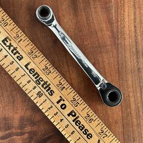 79-506 Duralast 4 In 1 Ratcheting Wrench Sizes 5/16 3/8 7/16 1/2