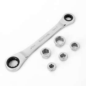 Duratech 820909679783 Ratcheting Wrench Set 7-in-1 Metric Double Box End With 7