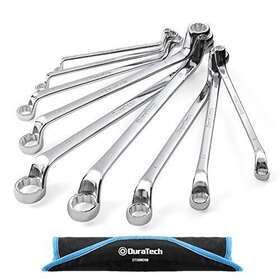 Dtobw09m Duratech Offset Box Wrench Set Metric 9-piece 6-23mm 75-degree Cr-v Steel Org