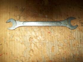 3798 Duro-chrome Vintage Power Master # 19/32 Inch X 11/16 Double Open End Wrench Japan
