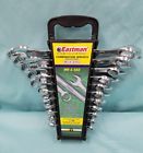 E-2405 Eastman Combination Wrench Set Pcs Sae Mm Crome Vanadium Steel
