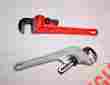 E-910 Ridgid Lot Of 2 10 Pipe Wrenches Offset Aluminum Red Handle New