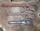 E18 E14 Lawson 10 Ridgid 6 Vintage Ridge And Offset Pipe Wrenches