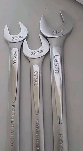 63-627 Easco Wrench Set 27 20 22 Mm Very Nice No Owners Markings