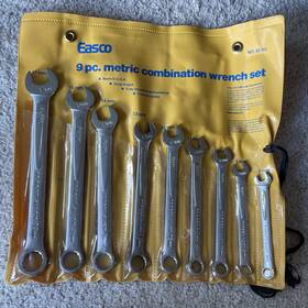 92351 Easco 9 Piece 12 Point Metric Wrench Set In Factory Wrap Made Usa No