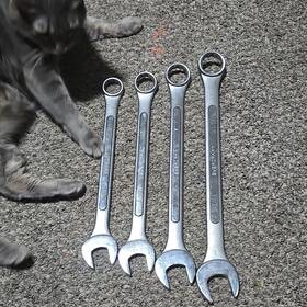 Evercraft 819-9002 Drop Forged Combination Wrench Set 4pc 1-1/16 1-1/8 1-1/4 1-5/16