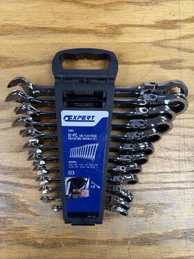 111114 Expert 12pc Sae Flex Head Ratcheting Wrench Set
