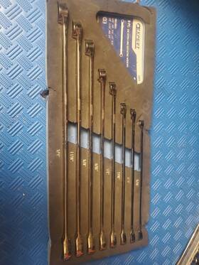 Eiiii9 Expert Ellll9 Mac Tools 8 Piece Extra Long Ratcheting Box Wrench Set Sae