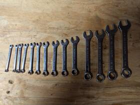 No39 Facom Open End Wrench Set Sae 14 Pieces