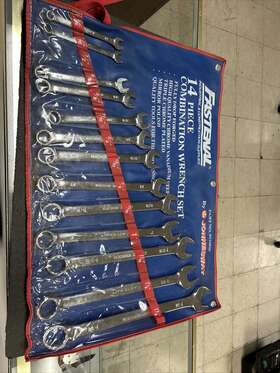 0216025 Fastenal 14-piece Combination Wrench Set By Jonnesway Used Missing One