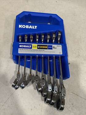 81710 Flex Box End Ratcheting Combination Wrench Free Shipping New Metric 8 Pc