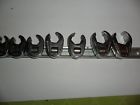 Frm120s Vintage Snap On Piece Flare Nut Crowfoot Wrench Set Sae