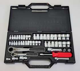 30094 Gearwrench 099575300493 49-piece Vortex Pass-thru Ratchet Socket Set Sae/metric Mpn