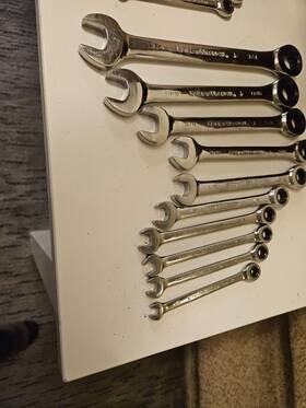 1pc-dt-in Gearwrench Inch Sae 10pc 12pt Ratcheting Wrench Set 1/4 To 3/4