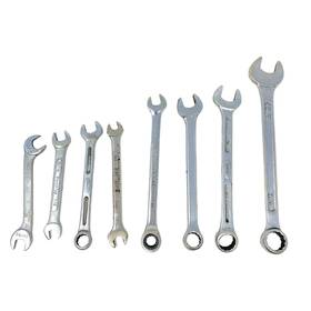 2714 Gearwrench Pc Bonney And Assorted Ratchet Combination Wrench Set 8 Pcs
