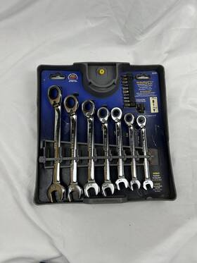 Gearwrench 52318 7 Pc Sae 3/8 Inch - 3/4 Reversible Combo Wrench Set Bit Driver