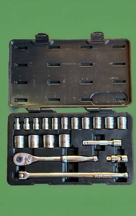 80792 Gearwrench 19 Pc. 1/2 Inch Drive 12 Point Sae Mechanics Lifetime Warranty