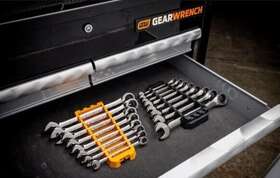 Gearwrench 8669495combo Combination Ratcheting Wrench Set Sae/mm 16-piece
