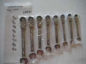 86794 Gearwrench 8-piece Sae Ratcheting Flexhead Wrench Tool Set Eight 8 Piece