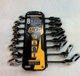 86795 Gearwrench 8-piece Sae Flex Head Ratcheting Wrench Set - New