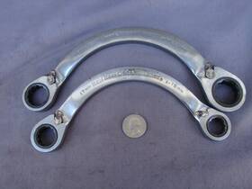9852d Gearwrench Metric Half Moon Reversible Double Box Ratcheting Wrench 22x19 17x15