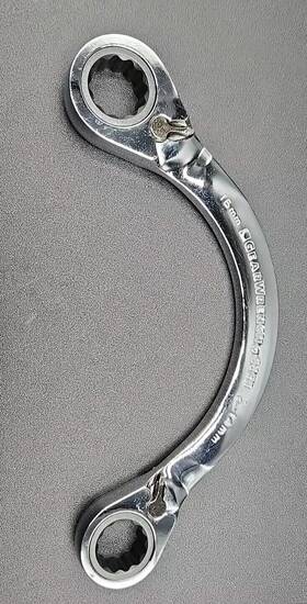 9853 Gearwrench Half Moon Reversible Double Box Ratcheting Wrench 14mm 16mm