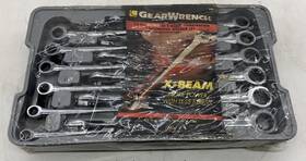 85888 Gearwrench Tools 821710941250 12 Pc Metric Ratcheting Wrench Set With Case Gal157594