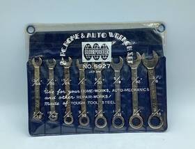 5927 Globemaster 8-piece Home And Auto Wrench Set Made In Japan