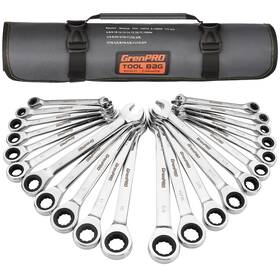 Grenpro 339049273047 Ratcheting Wrench Set Combination 22-piece Sae And Metric