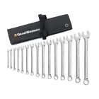Gw81918 Gearwrench Sae Wrench Set Long Pattern Combination With Tool Roll
