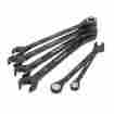 H100drw6pcsae Husky 100 Position Double Ratcheting Wrench Set Sae 6 Pieces Dual Pawl Tool Kit 037103292292