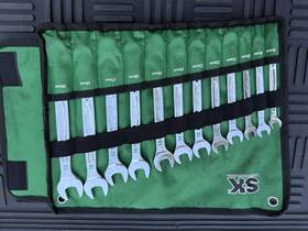 Hangzhou Great Star Industrial Co. Ltd. 025141110012 Combination Wrench Set 8 To 19mm 12-piece Superkrome Finish Premium Metric