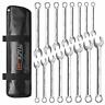 Hcw2a Metric Combination Wrench Set To With Roll Up Storage Pouch
