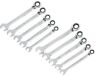 Hrrw10pc Husky Ratcheting Reversible Combination Wrench Set 0099575664861