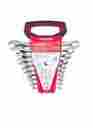 Hspw10pcsaen Husky Sae Piece Tool Combination Wrench Set Storage Rack Chamfered Polished Chrome