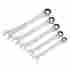Hsrw5pcsae Husky New Sae Universal Ratcheting Combination Wrench Set 5-piece
