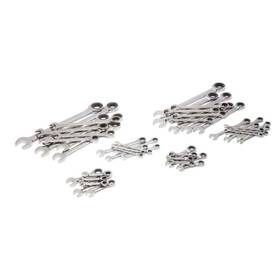 Husky 037103342980 Ratcheting And Stubby Wrench Set 48-pieces