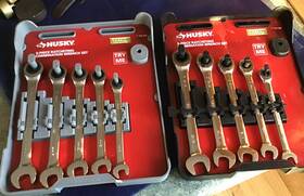 1004437079 Husky 2 Ratcheting Combination Wrench Sets