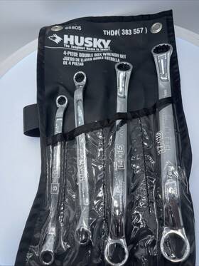 65805 Husky 4-piece Double Box Wrench Set #65805