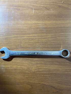 71539 Husky 3/4 Inch 12-point Sae Combination Wrench Chrome Vanadium