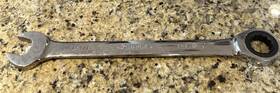 Husky 744110848663 1-1/8 Inch Ratcheting Combination Wrench Chrome 12-point