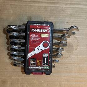 1005 Husky 744759953230 Reversible Ratcheting Mm Combination Wrench Set 7-piece 665 279
