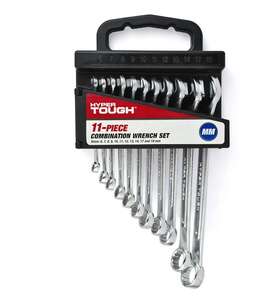 49701821 Hyper Tough 11-piece Combination Wrench Set Metric