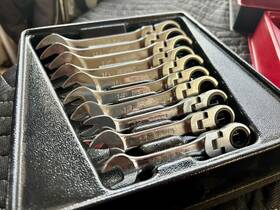 Icon 64841 Professional Metric Ratcheting Combination Wrench Set 10-piece Wrstfm-10